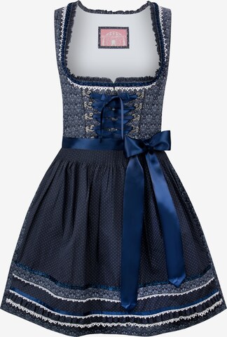 STOCKERPOINT Dirndl 'Kim' in Blauw: voorkant