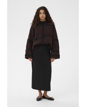 SOAKED IN LUXURY Sweater 'Sorea' in Brown