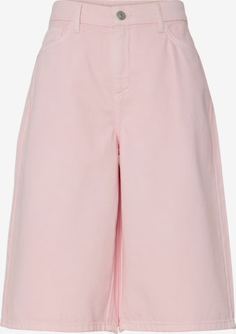 PIECES Jeansy 'PCSky' w kolorze różowy: przód