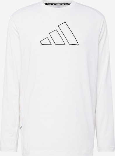 ADIDAS PERFORMANCE T-Shirt fonctionnel en noir / blanc, Vue avec produit