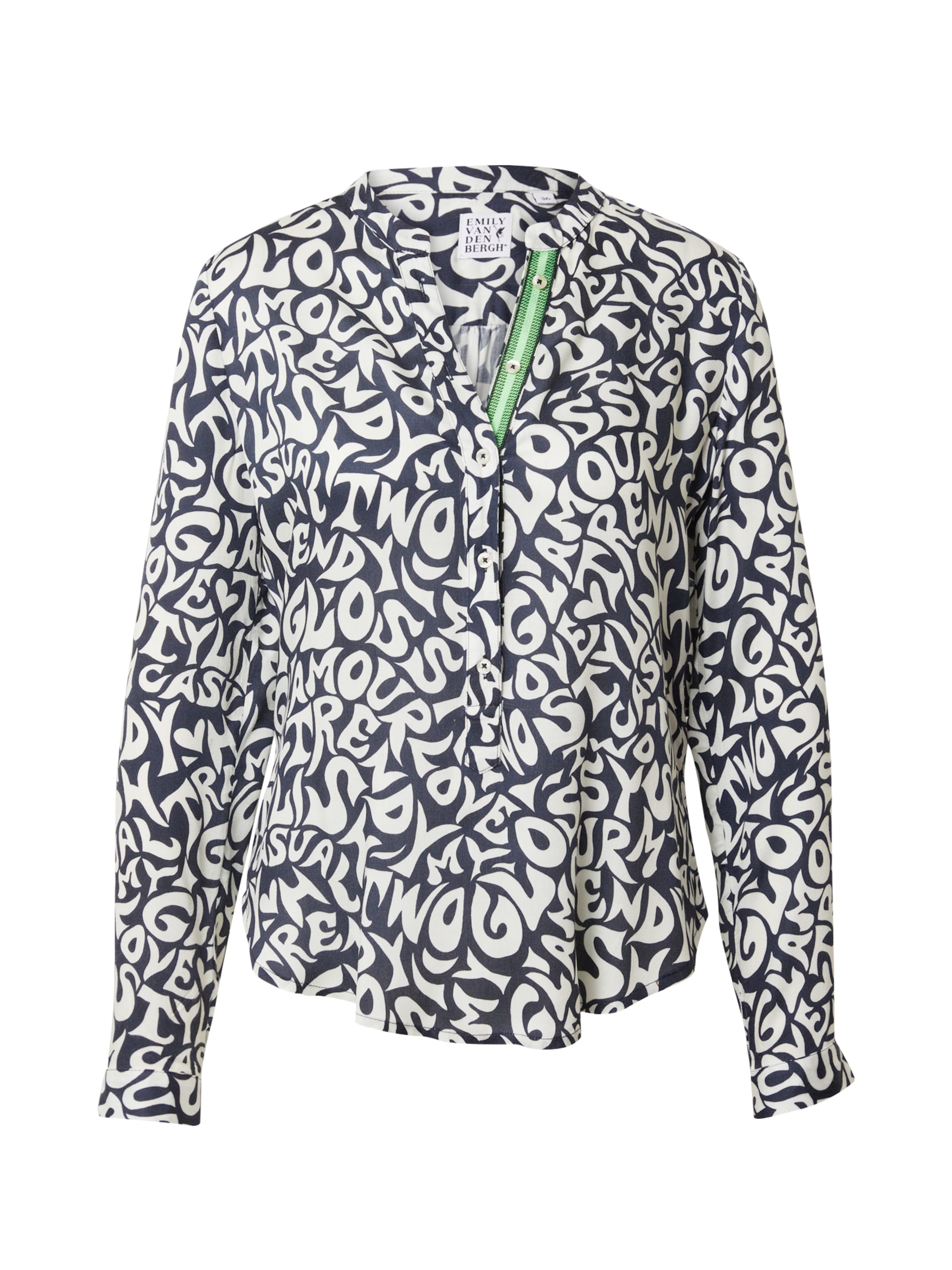 Emily Van Den Bergh - Blusa em branco: frente