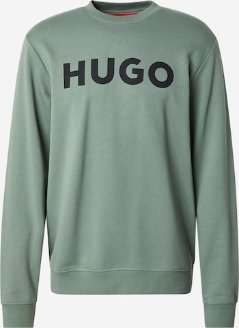 Felpa 'Dem' di HUGO in verde: frontale