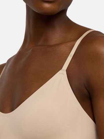 Lauren Ralph Lauren Bralette Bra ' Luxe Smoothing ' in Beige