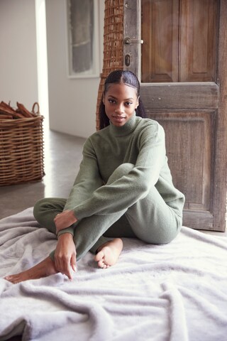 LASCANA - Tapered Pantalón en verde