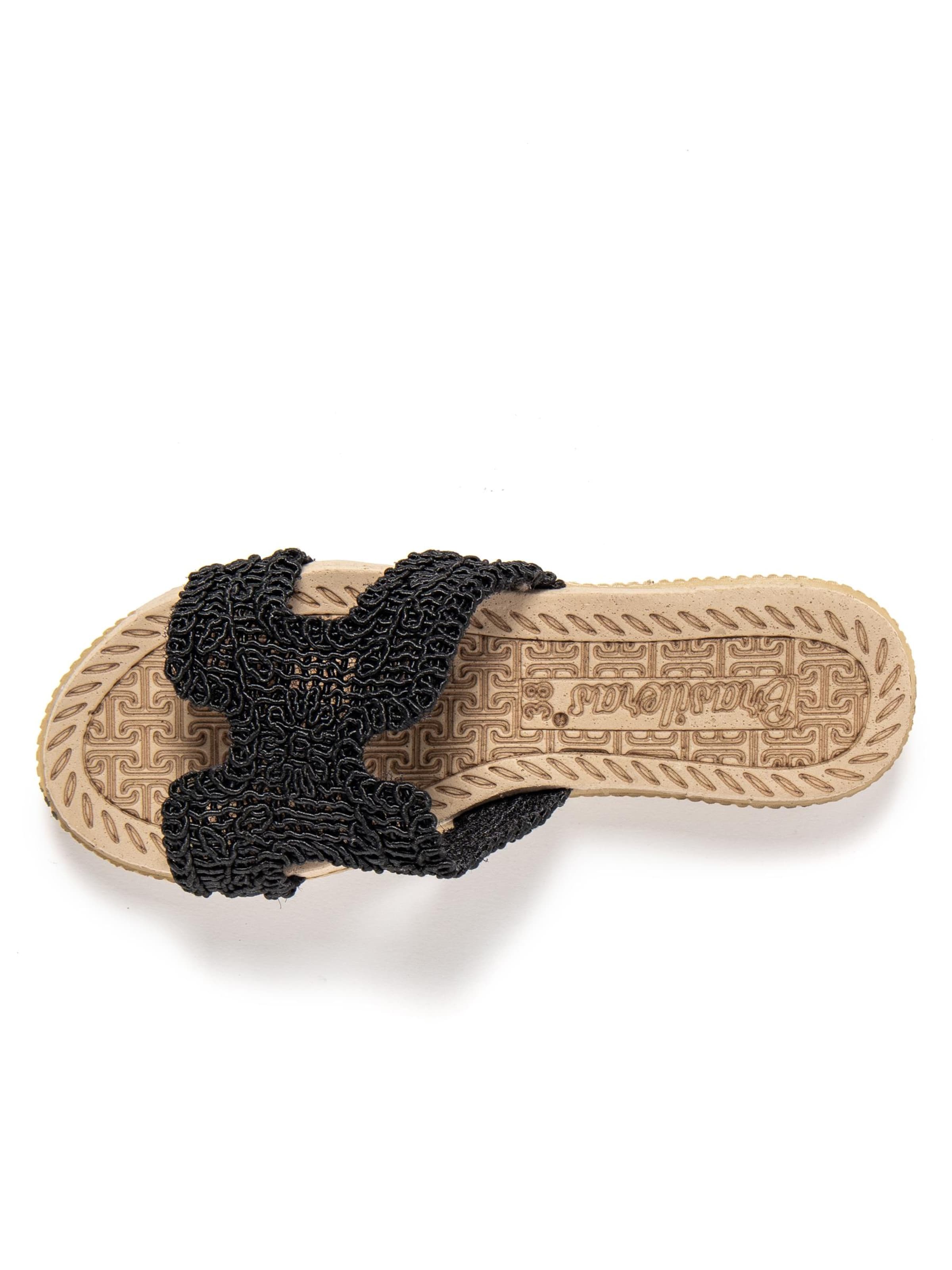 Brasileras Slippers 'Braida' in Black