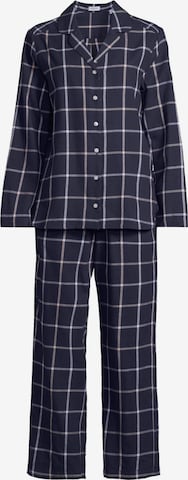SEIDENSTICKER Pajama 'Classic Flanell' in Blue: front