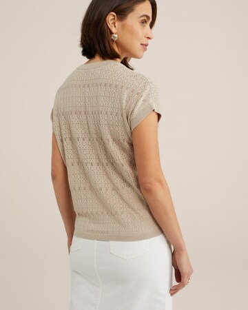 WE Fashion Pullover i beige