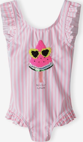 rožinė MINOTI Maudymosi kostiumėlis: priekis