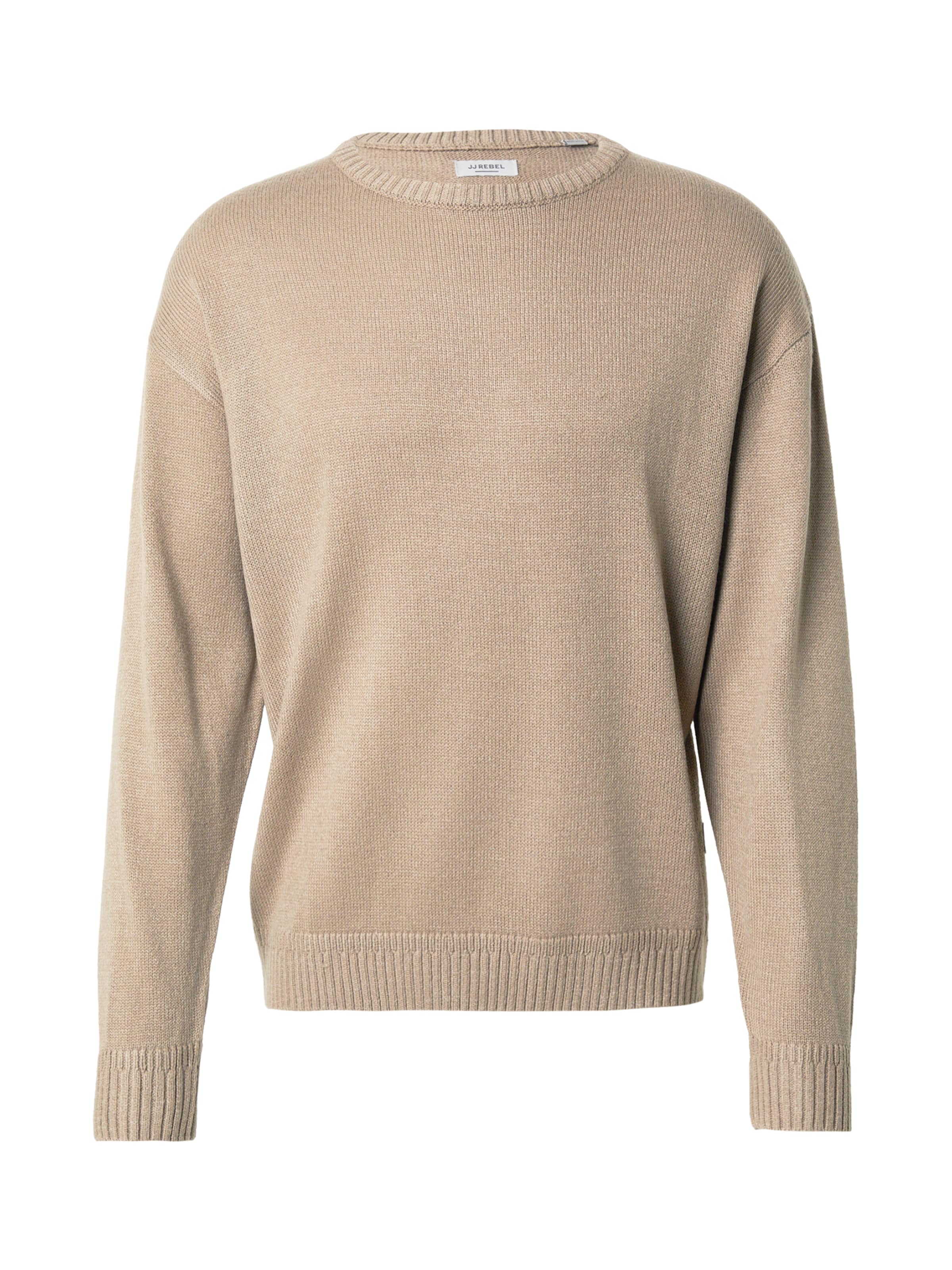 JJ Rebel Sweter 'JREBJEFF' w kolorze szary: przód