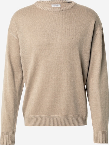 JJ Rebel Pullover 'JREBJEFF' in Grau: Vorderseite