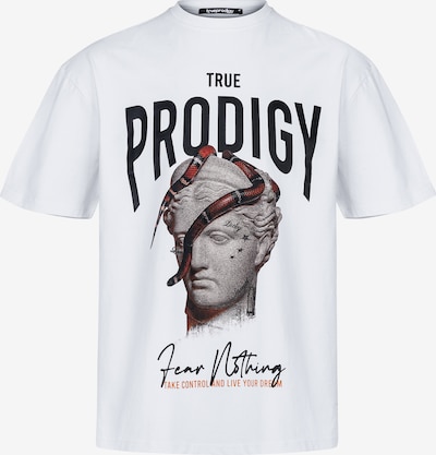 trueprodigy Paita 'Jamie' värissä harmaa / musta / valkoinen, Tuotenäkymä