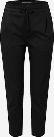 DRYKORN Slim fit Pleat-Front Pants 'Level' in Black: front