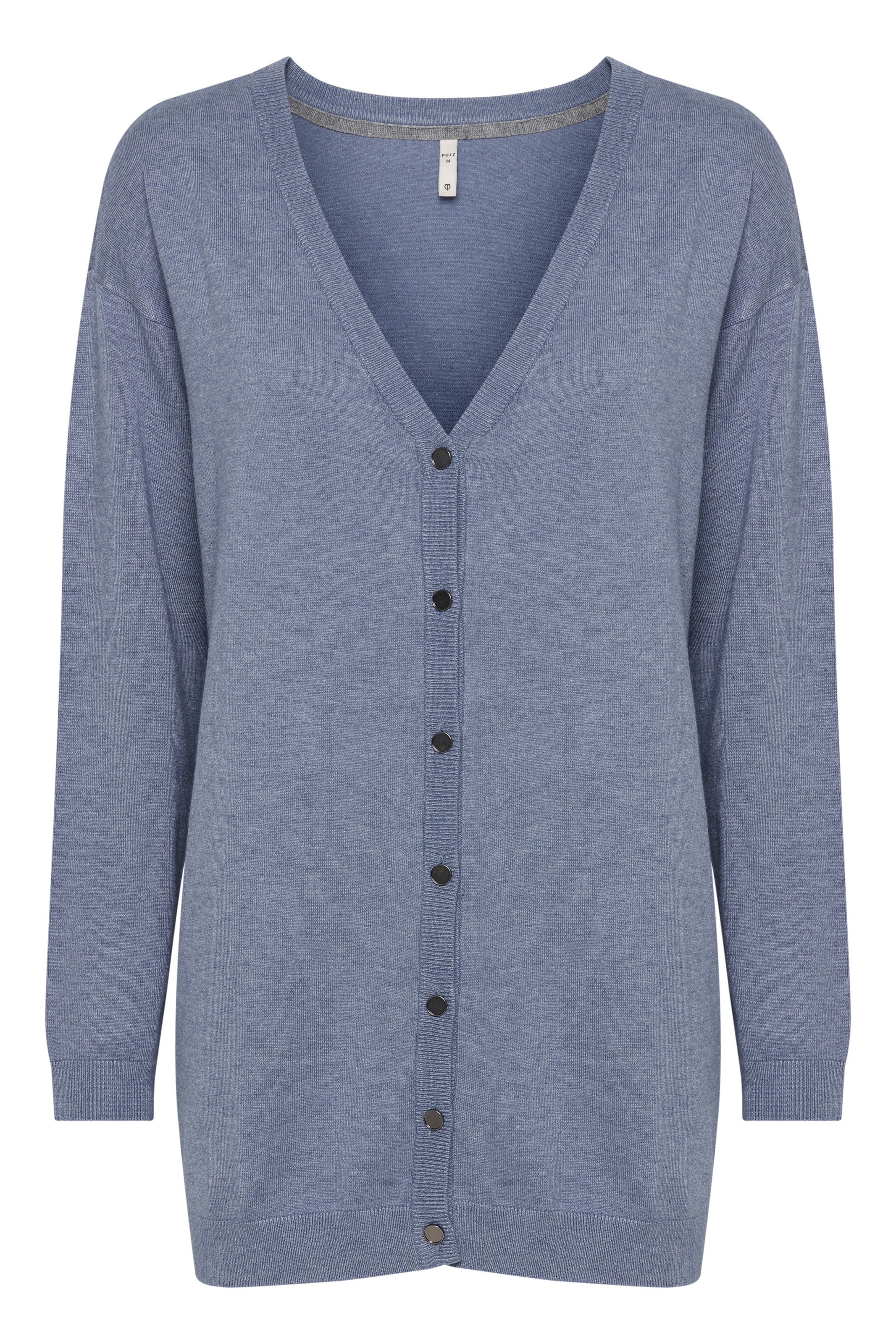 Cardigan PULZ Jeans en bleu : devant