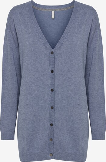 PULZ Jeans Cardigan in blau, Produktansicht