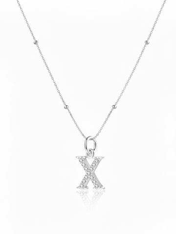Hey Happiness - Cadena 'Letter X' en plata