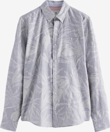 Next Button Up Shirt in Grey: front
