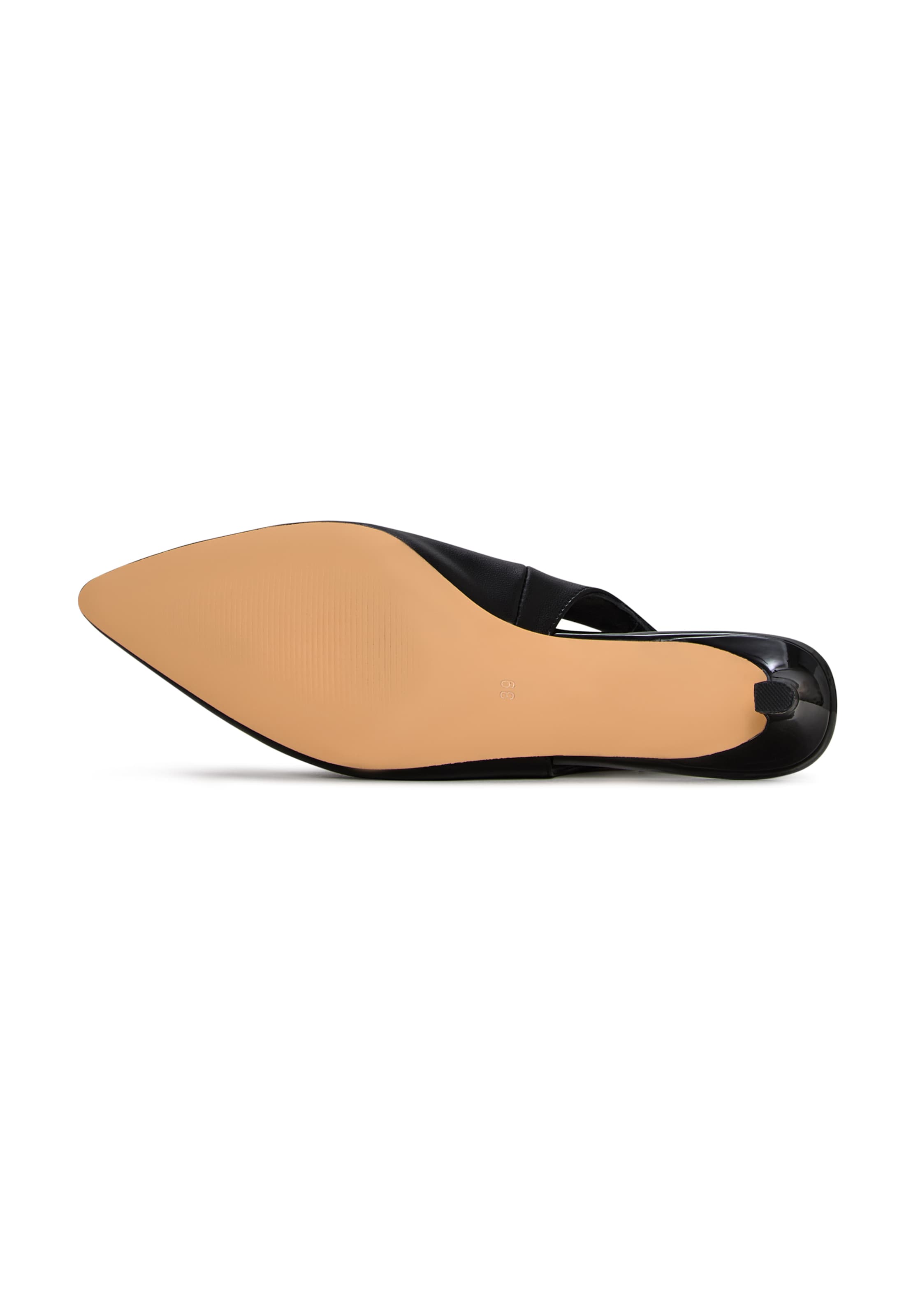 CESARE GASPARI Slingback pumps in Black