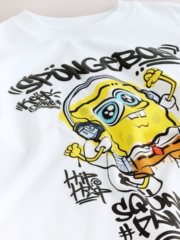 Next Majica 'Spongebob' | bela barva