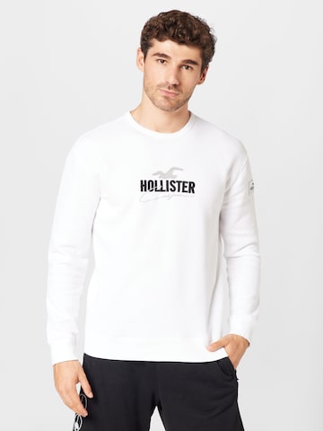 Felpa 'EMEA' di HOLLISTER in bianco: frontale