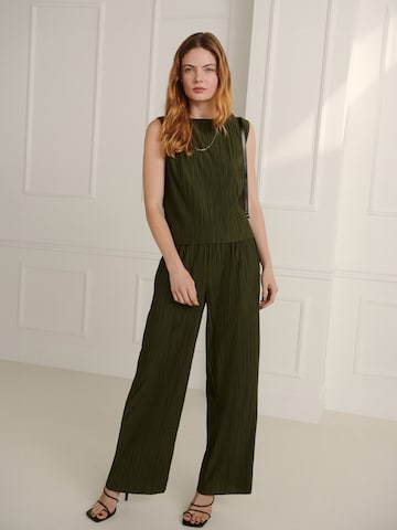 Wide Leg Pantalon 'Milly' Guido Maria Kretschmer Women en vert