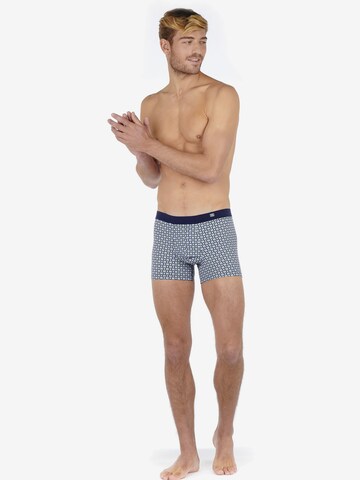 HOM Boxershorts ' Lices ' in Blauw: voorkant