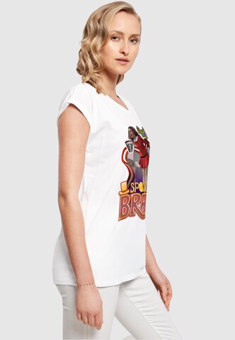 ABSOLUTE CULT Shirt 'Willy Wonka And The Chocolate Factory - Spoiled Brat' in Wit