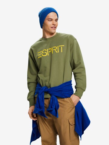 Sweat-shirt ESPRIT en vert : devant