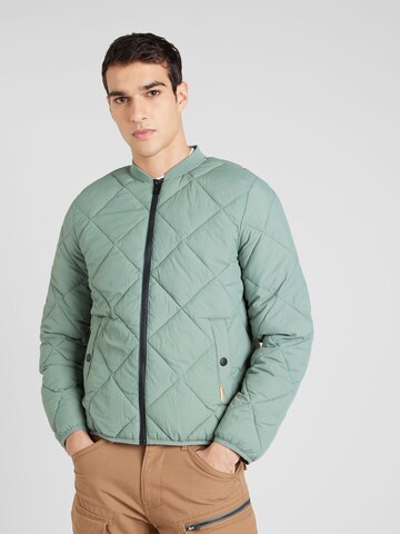 QS Between-season jacket in Green: front