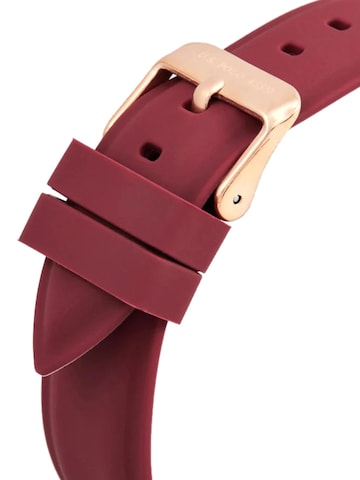 U.S. POLO ASSN. - Reloj analógico 'Destiny' en rojo