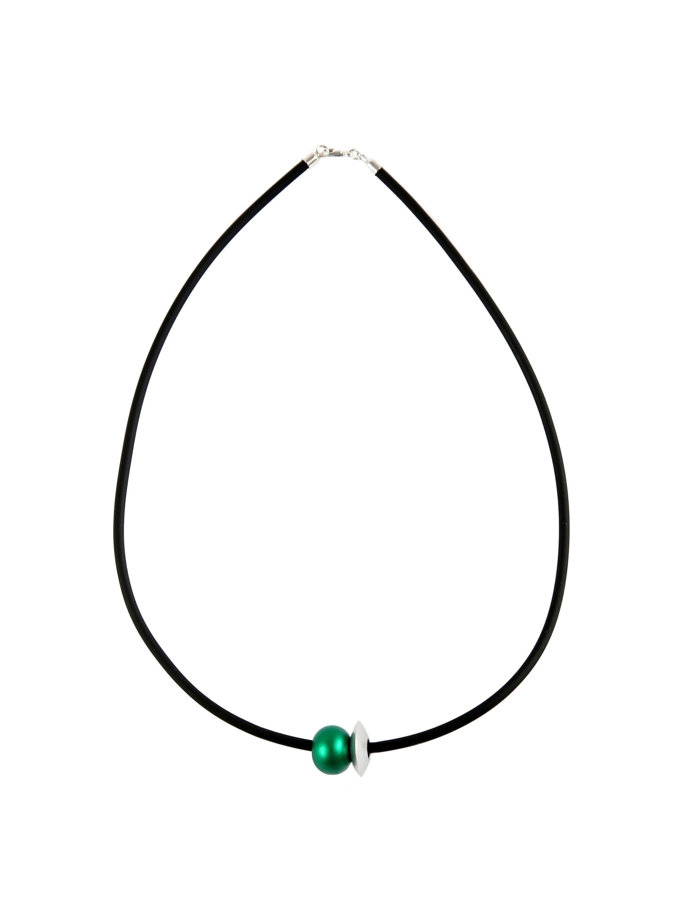 DeMarie Necklace in Green / Black / Silver, Item view