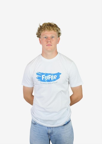 FuPer T-Shirt 'Tarik' in Weiß