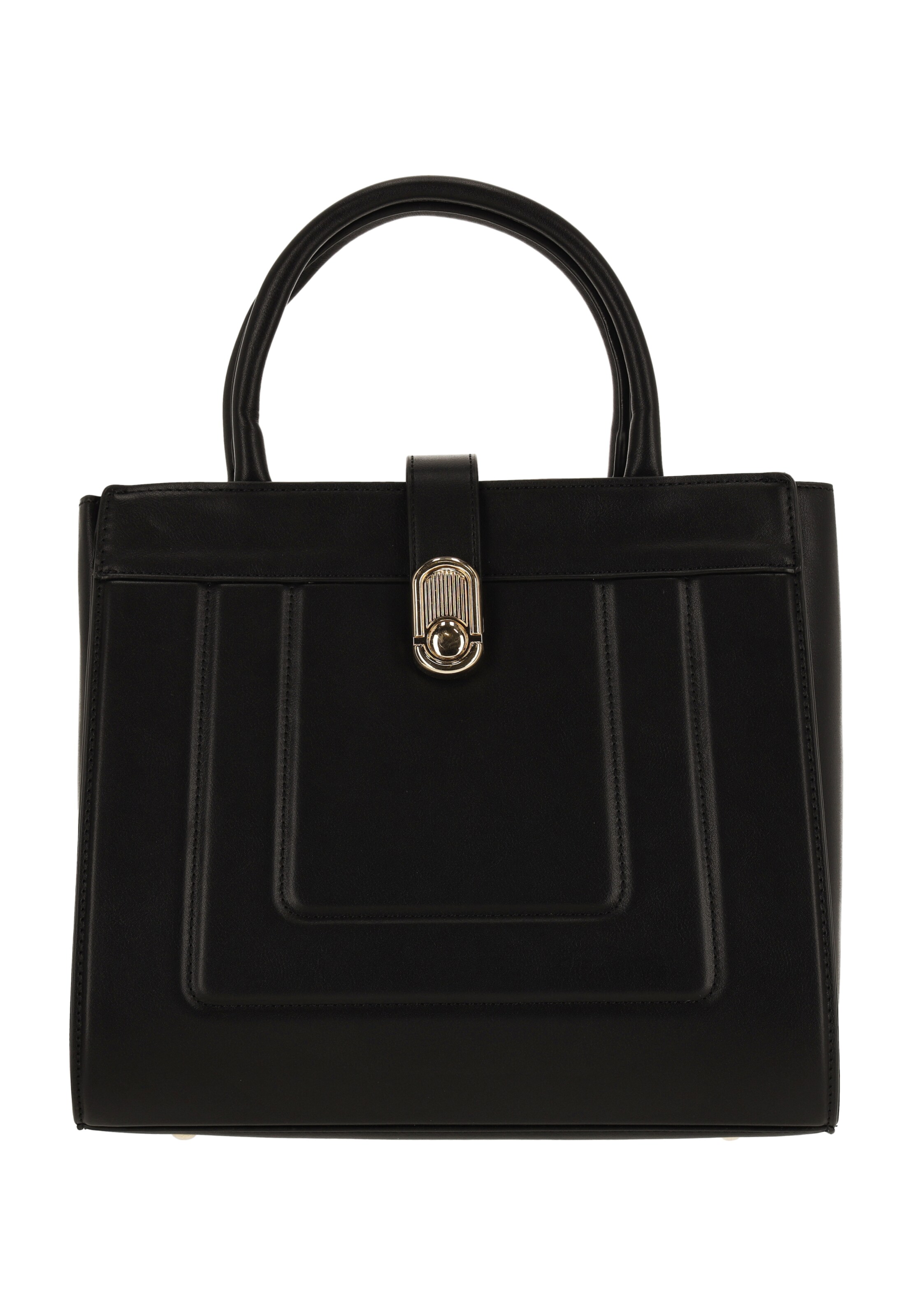 Sacs à main usha BLACK LABEL en noir : devant