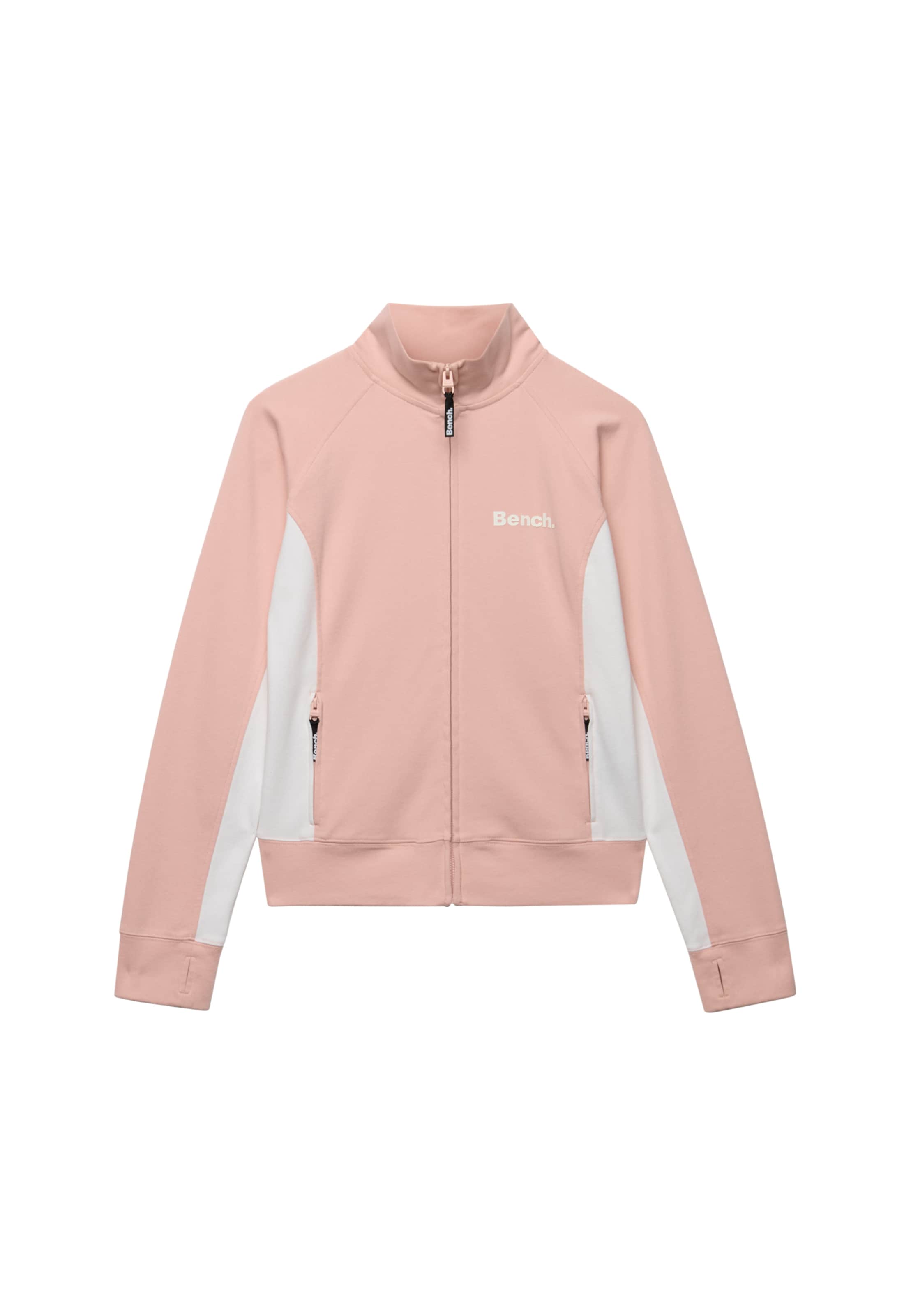 Superdry & Co Sweatvest 'Bench x Superdry & Co' in Roze: voorkant
