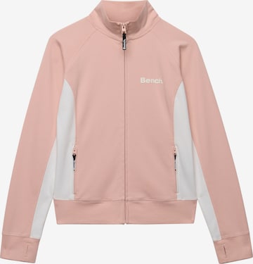 Superdry & Co Sweatvest 'Bench x Superdry & Co' in Roze: voorkant