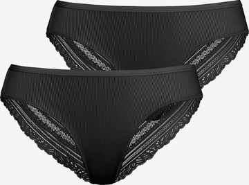 Slip di LASCANA in nero: frontale