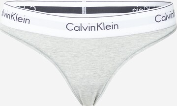 String Calvin Klein Underwear en gris : devant