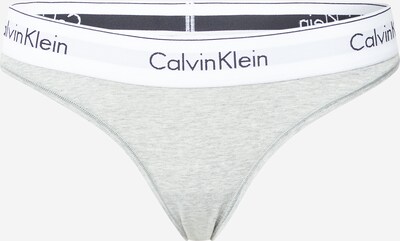 Calvin Klein Underwear Stringid meleeritud hall / must / valge, Tootevaade