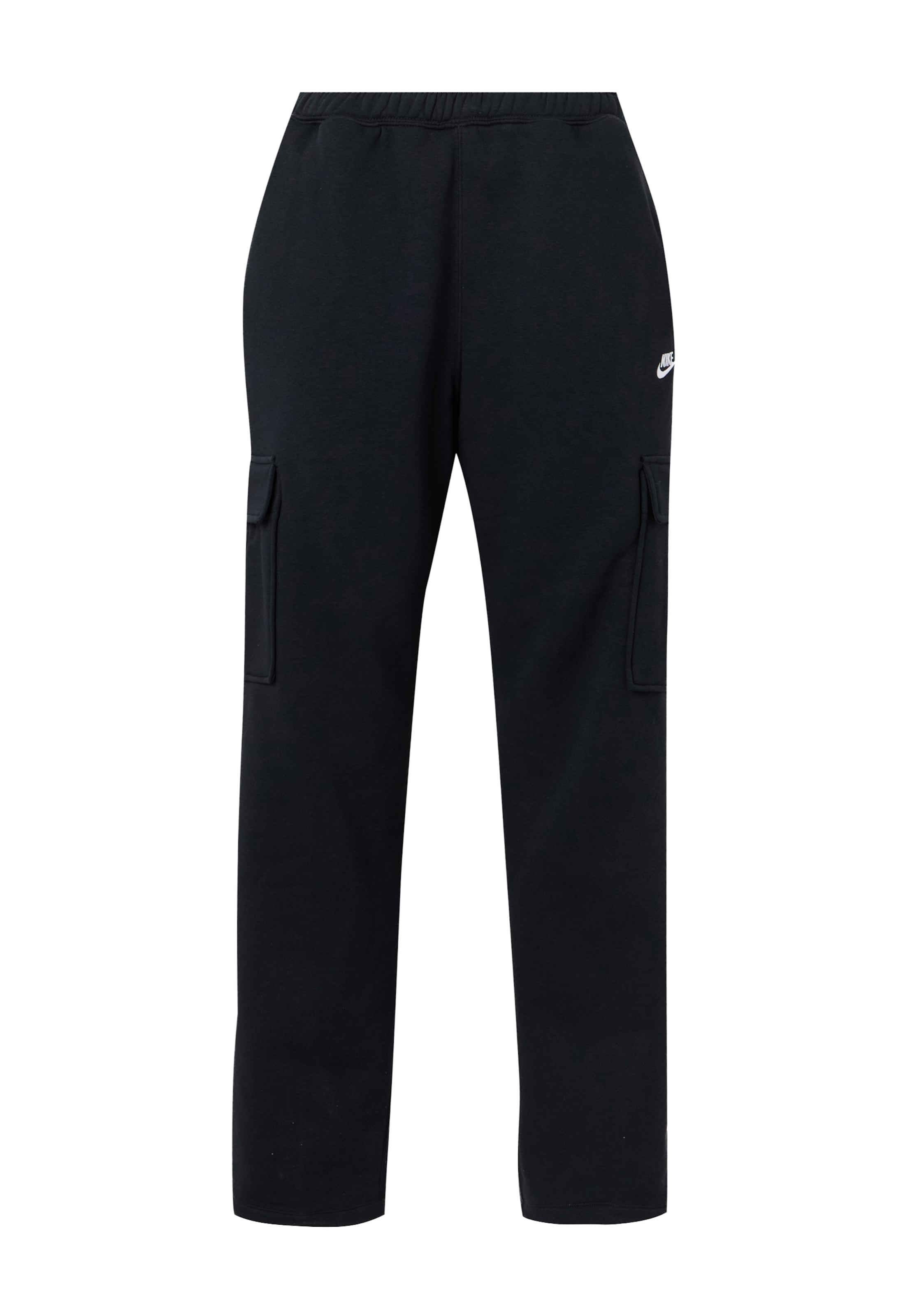 Nike Sportswear Loosefit Hose 'Club Fleece' in Schwarz: Vorderseite