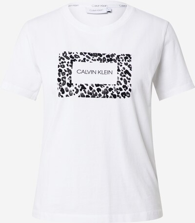 Calvin Klein Shirt in de kleur Antraciet / Zwart / Wit, Productweergave