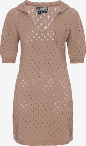 DreiMaster Vintage Kleid in Grau: Vorderseite