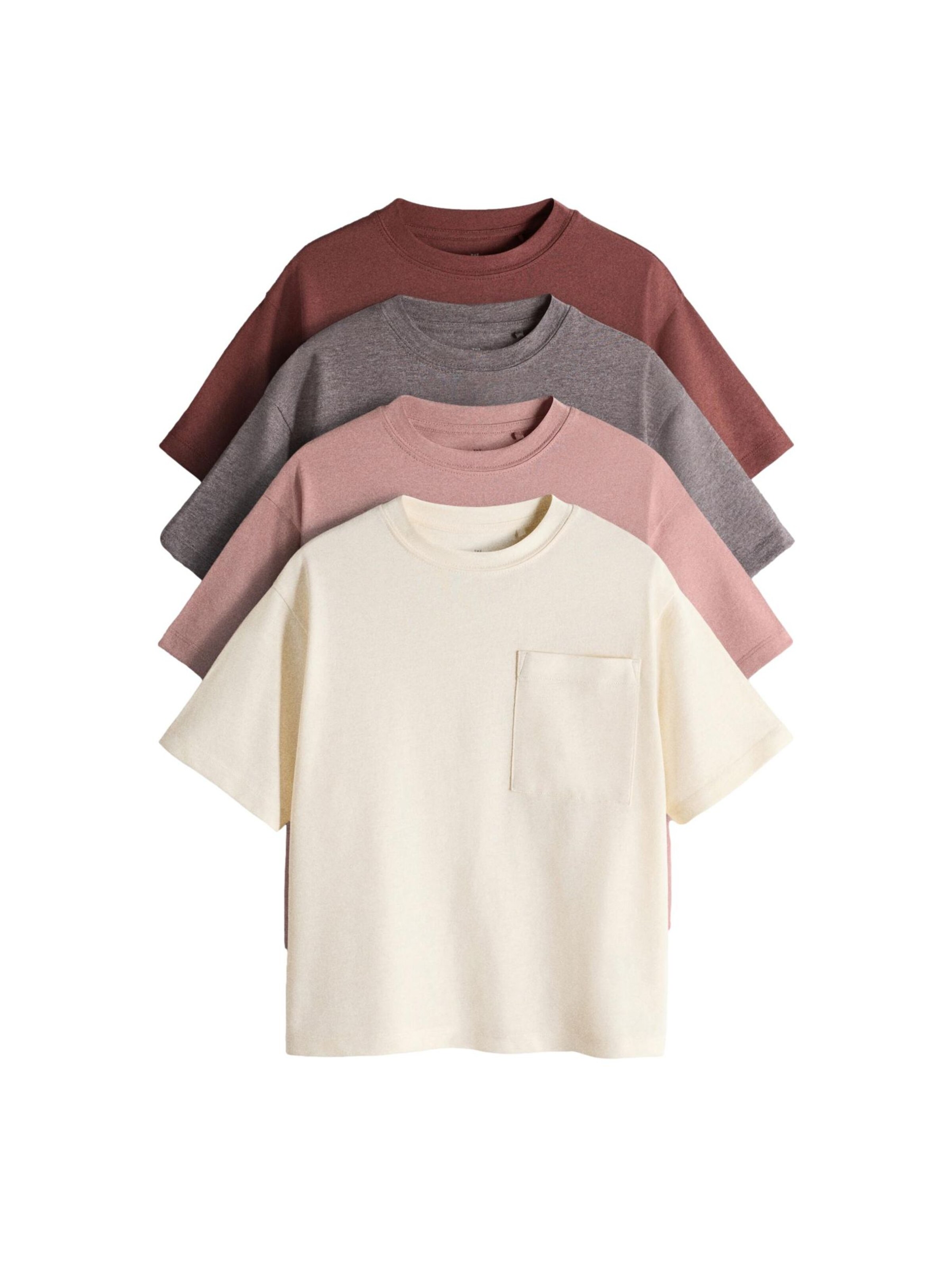 The Set Футболка в Коричневый: спереди