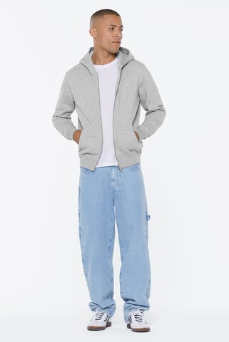 Harlem Soul Zip-Up Hoodie in Grey