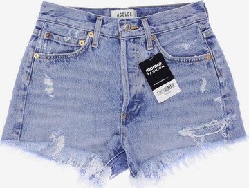 AGOLDE Shorts in XXXS in Blue: front