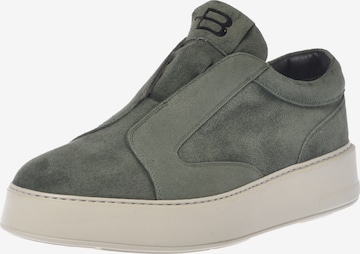 Chaussure basse BALDININI en vert : devant