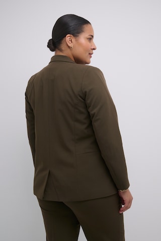 KAFFE CURVE Blazer 'Sakira' i brun