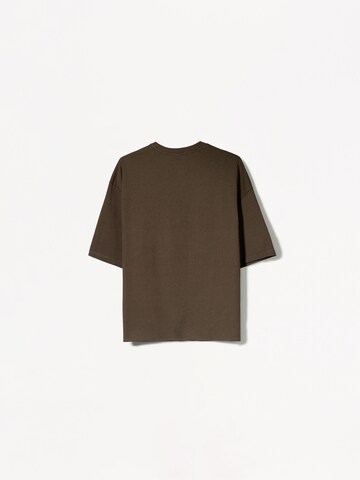 Bershka Shirt in Brown