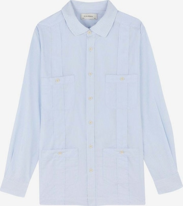 Scalpers Regular fit Button Up Shirt ' Nante' in Blue: front