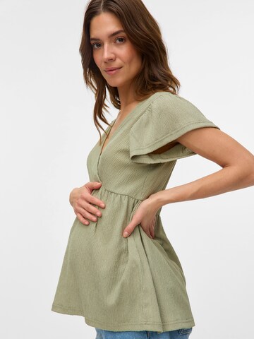 MAMALICIOUS T-Shirt 'MLCAILEEN TESS' in Grün