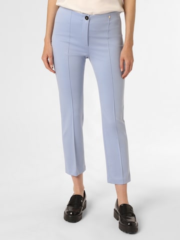 Marc Cain Pleated Pants in Blue: front