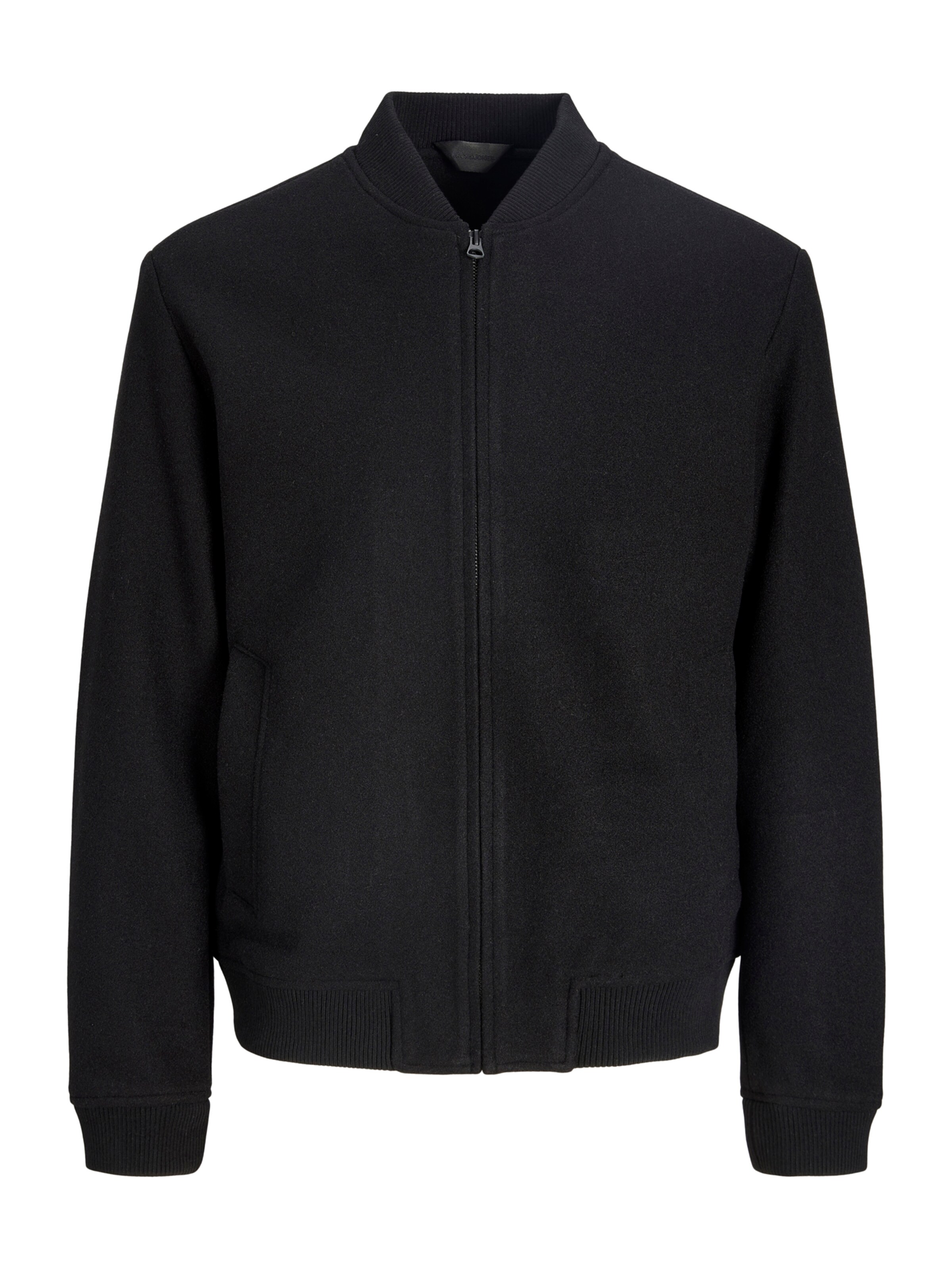 Geacă de primăvară-toamnă 'JJEJAMES' de la Jack & Jones Plus pe negru: față